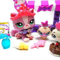 Littlest Pet Shop Persian cat # 3128 with cute accessories My Cute Cheap Store