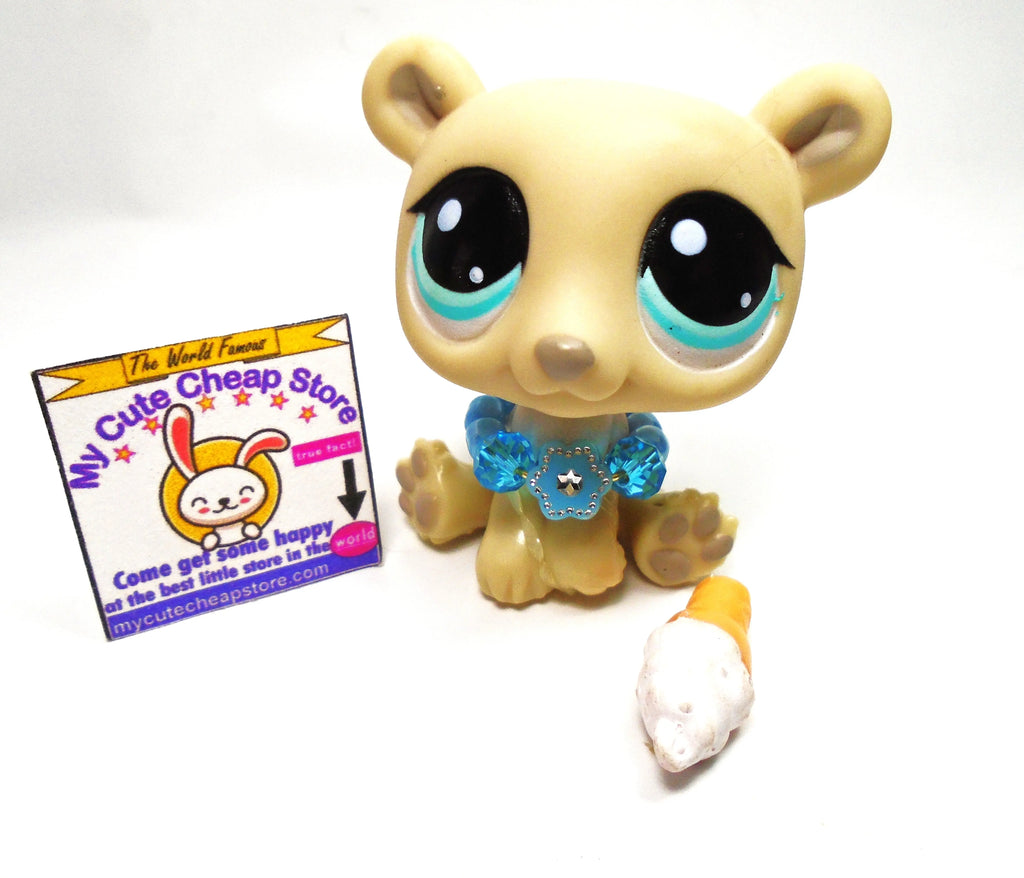 Littlest Pet Shop Polar Bear #1000 with accessories My Cute Cheap Store