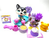 Littlest Pet Shop Husky dog #2246 and baby #1752 with accessories My Cute Cheap Store