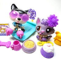 Littlest Pet Shop Husky dog #2246 and baby #1752 with accessories My Cute Cheap Store