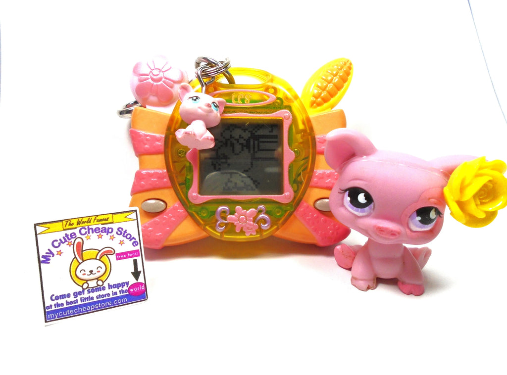 Littlest Pet Shop Pig #926 with a Tamagotchi pig Care for Me My Cute Cheap Store