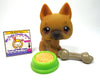 Littlest Pet Shop German Shepard #61 with accessories My Cute Cheap Store