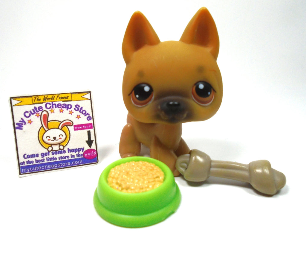 Littlest Pet Shop German Shepard #61 with accessories My Cute Cheap Store