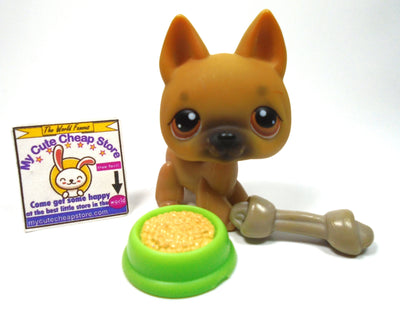 Littlest Pet Shop German Shepard #61 with accessories My Cute Cheap Store