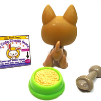 Littlest Pet Shop German Shepard #61 with accessories My Cute Cheap Store