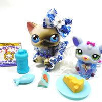 Littlest Pet Shop short hair cat # 5 with a cute mouse and accessories My Cute Cheap Store
