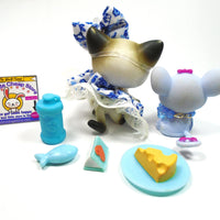 Littlest Pet Shop short hair cat # 5 with a cute mouse and accessories My Cute Cheap Store