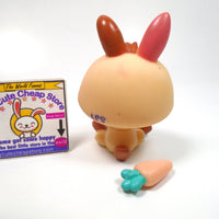 Littlest Pet Shop Dwarf Bunny #1596 with a carrot My Cute Cheap Store