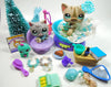 Littlest Pet Shop Rare Short Hair Cat #1206 and kitten #1301 with cute accessories My Cute Cheap Store