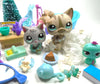 Littlest Pet Shop Rare Short Hair Cat #1206 and kitten #1301 with cute accessories My Cute Cheap Store