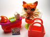 Littlest Pet Shop short hair cat #852 with cute and unique accessories