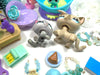 Littlest Pet Shop Rare Short Hair Cat #1206 and kitten #1301 with cute accessories My Cute Cheap Store