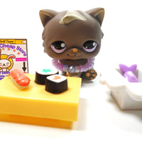 Littlest Pet Shop Persian cat #973 with accessories My Cute Cheap Store