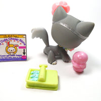 Littlest Pet Shop Angora cat no # with accessories My Cute Cheap Store