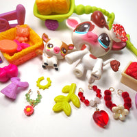 Littlest Pet Shop Mommy and baby cow #2505 #2606 with accessories My Cute Cheap Store