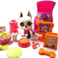 Littlest Pet Shop Great Dane #750 with accessories My Cute Cheap Store
