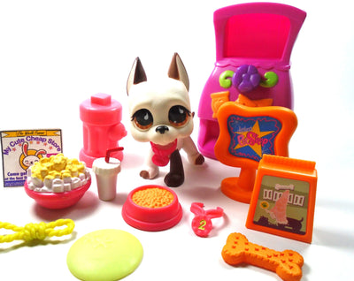 Littlest Pet Shop Great Dane #750 with accessories My Cute Cheap Store