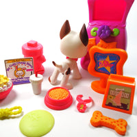 Littlest Pet Shop Great Dane #750 with accessories My Cute Cheap Store