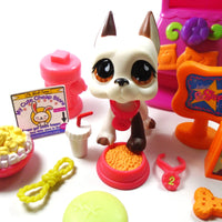 Littlest Pet Shop Great Dane #750 with accessories My Cute Cheap Store
