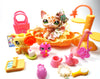 Littlest Pet Shop Short hair cat #852 and kitten #1649 with cute accessories My Cute Cheap Store