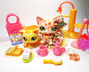 Littlest Pet Shop Short hair cat #852 and kitten #1649 with cute accessories My Cute Cheap Store