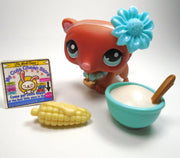 Littlest Pet Shop Ferret #334 with cute accessories My Cute Cheap Store