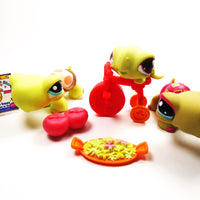 Littlest Pet Shop Cutest Babies Turtle #2560 and a Family with cute accessories