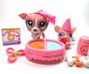 Littlest Pet Shop Rare Greyhound #1585 and mouse #1586 with cute accessories My Cute Cheap Store