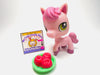 Littlest Pet Shop Pink Horse #1331 with accessories Authentic My Cute Cheap Store
