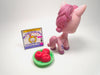Littlest Pet Shop Pink Horse #1331 with accessories Authentic My Cute Cheap Store