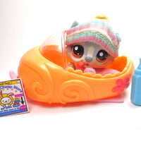 Littlest Pet Shop Baby Husky dog #1683 with accessories