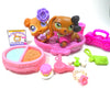 Littlest Pet Shop Dachshund #139 and boxer puppy #760 with accessories Authentic My Cute Cheap Store