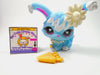 Littlest Pet Shop Blue Angora Bunny Rabbit G7 S5 #412 with accessories authentic