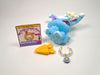Littlest Pet Shop Blue Angora Bunny Rabbit G7 S5 #412 with accessories authentic