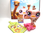 Littlest Pet Shop Postcard Ostrich #945 with accessories