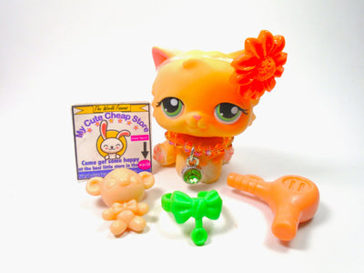 Littlest Pet Shop Rare Persian Cat #217 with accessories My Cute Cheap Store