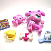Littlest Pet Shop Mommy and baby Poodle #3599 #3600