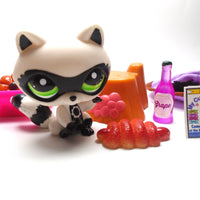 Littlest Pet Shop Raccoon # 2251 with accessories
