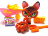 Littlest Pet Shop Fox #807 with cute accessories