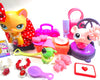 Littlest Pet Shop Valentine's Day Short Hair Cat Brooke #339 hamster #1371 with cute accessories My Cute Cheap Store