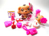 Littlest Pet Shop Cocker Spaniel #575 hamster #179 with cute accessories authentic My Cute Cheap Store
