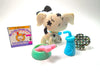 Littlest Pet Shop Black White Flower Dalmatian Dog #469 with cute accessories authentic My Cute Cheap Store