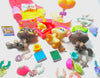 Littlest Pet Shop Messy Short Hair Cat #815 Tabby #816 and Variant with cute accessories My Cute Cheap Store
