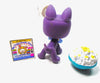Littlest Pet Shop Rare Purple Bull Terrier #2448 with cute accessories authentic My Cute Cheap Store