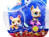 Littlest Pet Shop Pet Pairs Corgi #183 Great Dane #184 New in Box