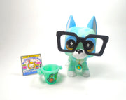Littlest Pet Shop G7 Series 5 Blue Great Dane #466 with accessories My Cute Cheap Store