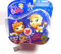 Littlest Pet Shop Sassiest Lion #1004 and cat #1005 NIB