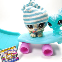 Littlest Pet Shop Baby Husky #1683 with accessories