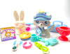 Littlest Pet Shop Grey White Collie #363 with cute accessories authentic My Cute Cheap Store