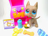 Littlest Pet Shop Grey Great Dane #184 with cute accessories authentic My Cute Cheap Store